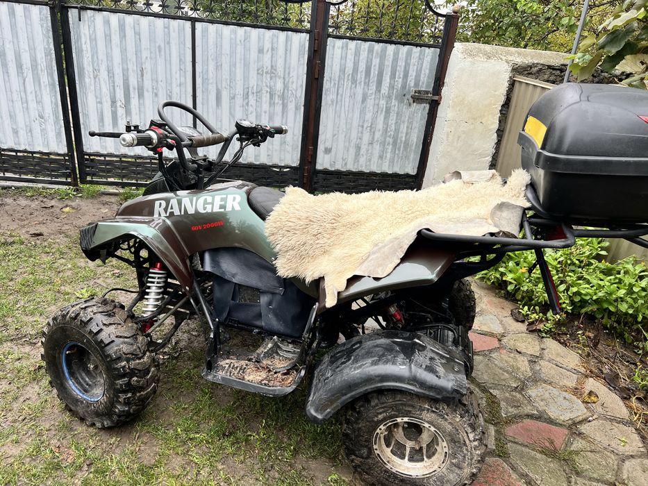 Крутейший Emobili Crafter ranger электро квадроцикл 2.5 квт