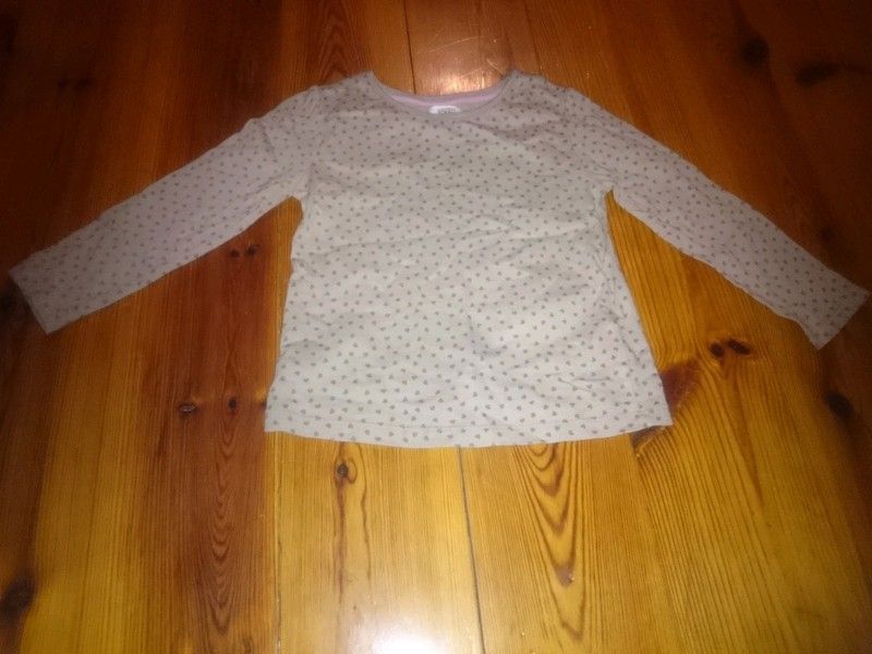 dwupak bluzek kremowa/beżowa i bluza polarowa 80/86