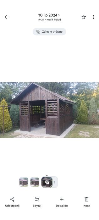 Wykonam wiatę, altanę, dach, zadaszenie, taras, pergole