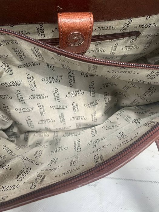 Osprey London винтажная кожаная сумка.