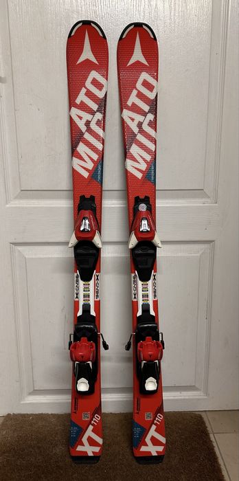 Narty juniorskie ATOMIC Redster 110 cm wiazania atomic zadbane