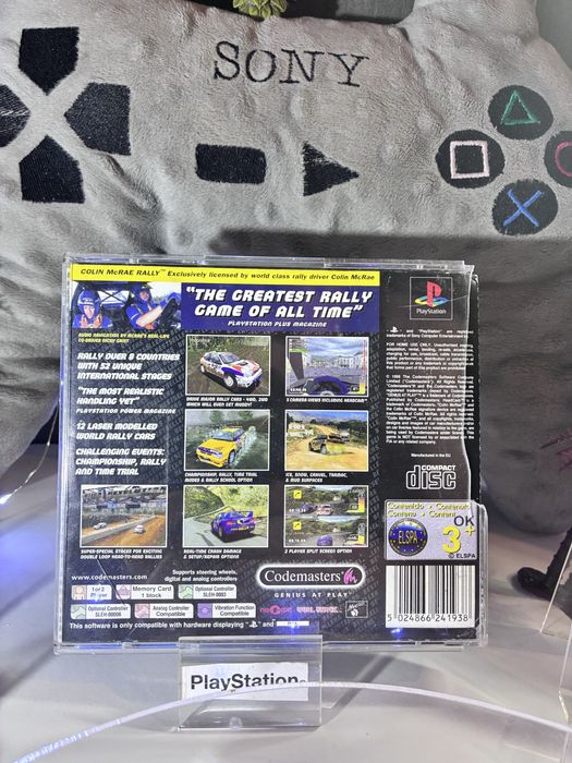 Colin McRae Rally PlayStation1 ps1 psx pudełko