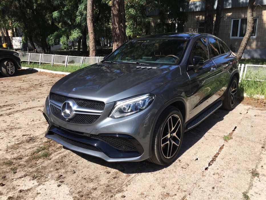 Обвес бампер передний насадки Mercedes Benz W292 C292 GLE coupe 63 amg