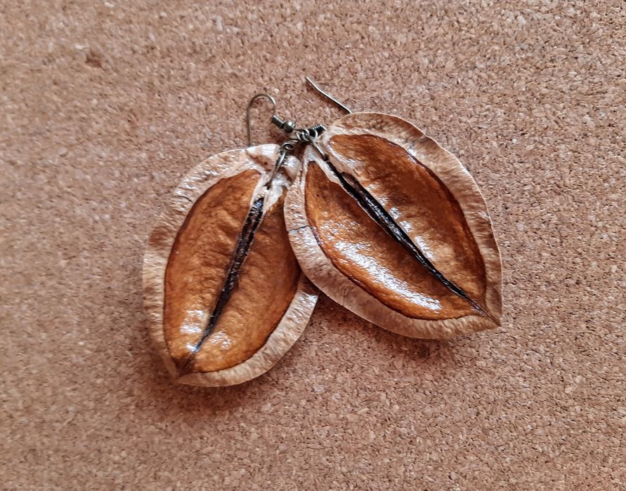 Brincos Eco Chic Jacarandá - Novos