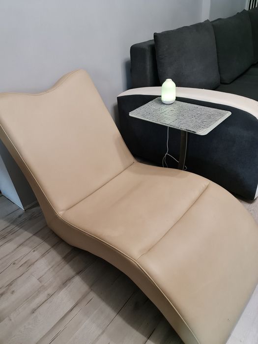 Szezlong beżowy młodzieżowy