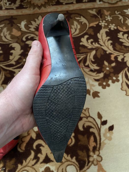 Чоботи  високі червоні жіночі  CANNAWARO