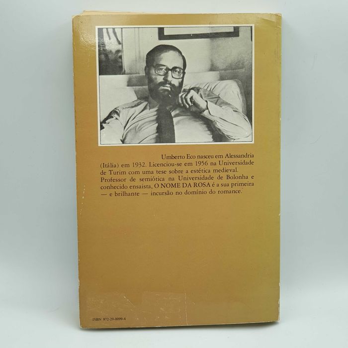 Livro - Umberto Eco - O Nome Da Rosa - PAR4