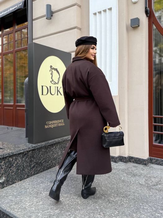 Женское пальто шерсть+кашемир с утеплителем батал 48-58 Жіноче пальто