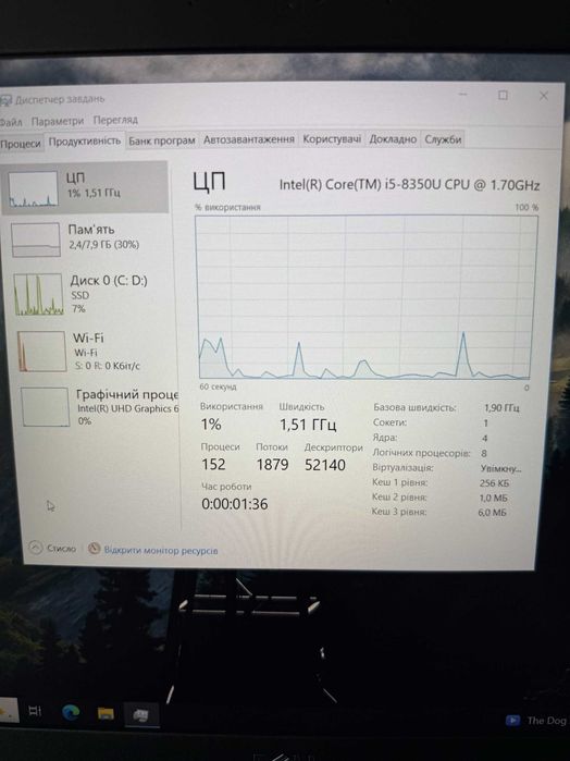 Dell Latitude 5590 / i5-8350U / 8GB RAM / SSD 512GB / Full HD
