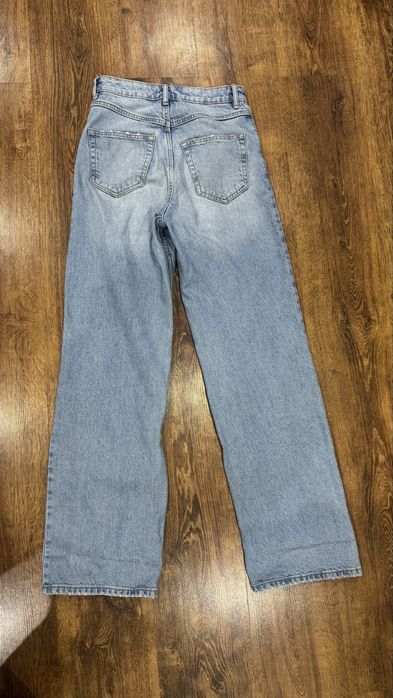 Блакитні джинси wide leg