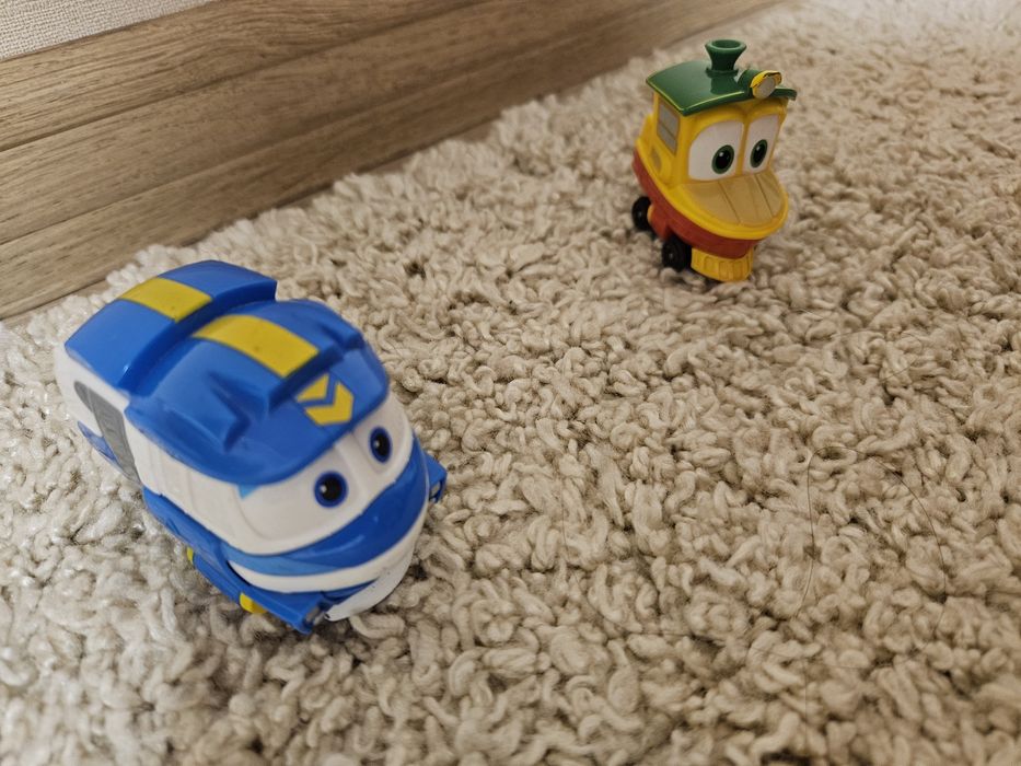 Фігурки Три кота, Фіксики, супер крила, роботи потяги