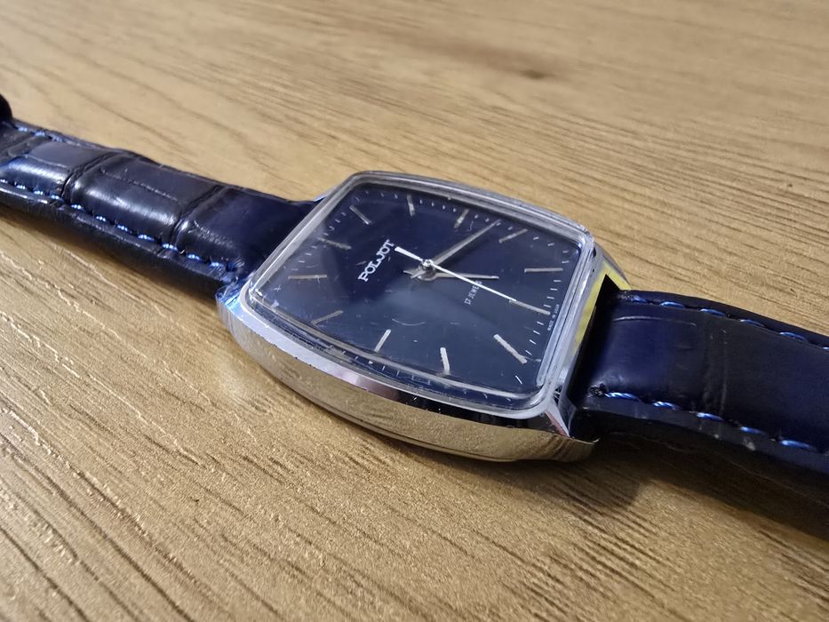Zegarek Poljot 17 Jewels Mechaniczny Radziecki USSR Kostka