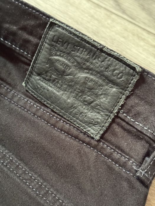 Levis 511 36/32 black classic denim