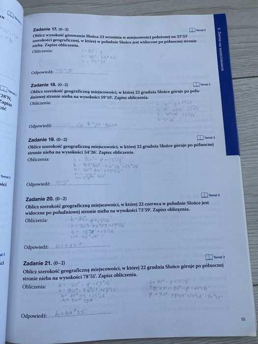 oblicza geografii 1 karty pracy
