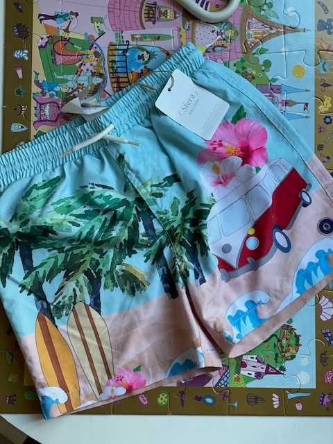 Calções de banho rapaz 6-7A