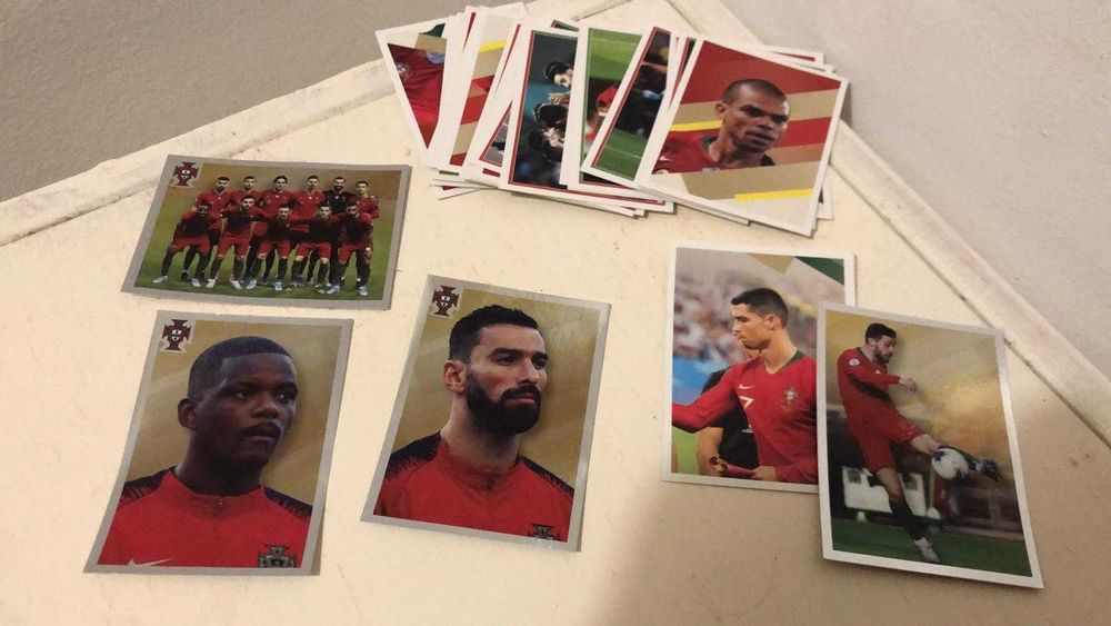 Cromos Seleção Nacional Portugal (Continente) - Lote ou Individual