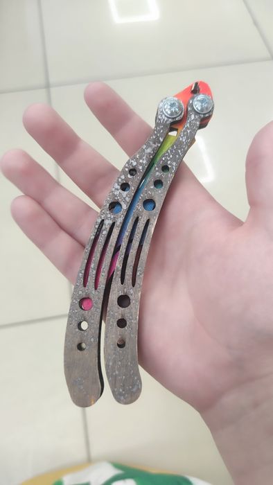 Нож бабочка дерев'яний