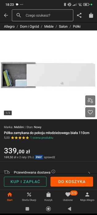Biurko młodzieżowe biało szare nigma