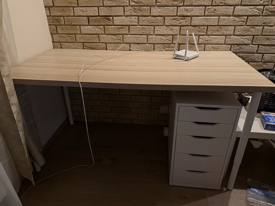 Biurko i szafka IKEA