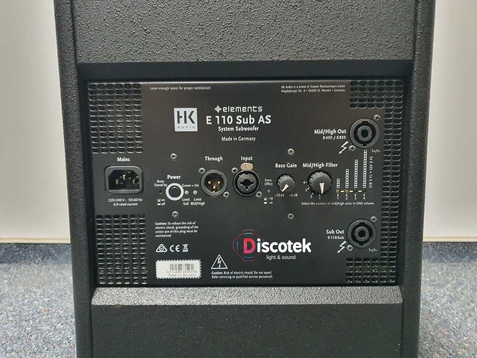 HK-Audio Elements | E110 SUB AS + E110 | Pokrowce |