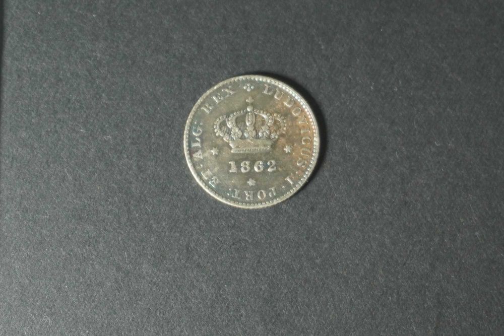 Moeda Portugal 50 reais 1862  Лот 17