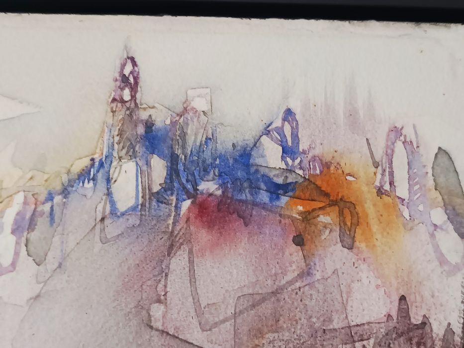 Fernando Gaspar - quadro pintura em acrílico  técnica mista sobre madeira carvalho  - 2004