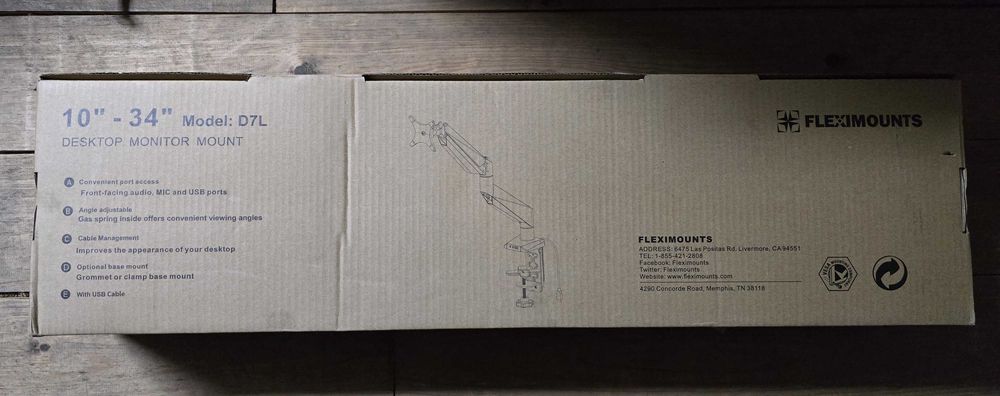 Suporte para Monitor Fleximounts D7L