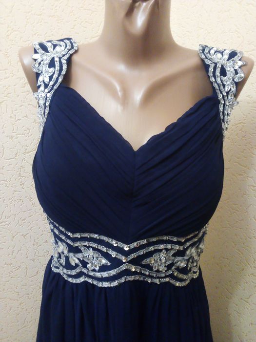 Красивое шифоновое  платье на выпускной