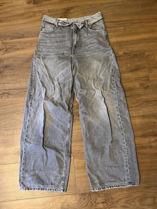 Джинсы Zara с отворотом
