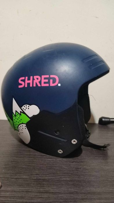 Kask narciarski shred zawodniczy