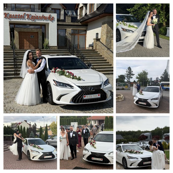 Auto do ślubu piękny Leksus es 300 h