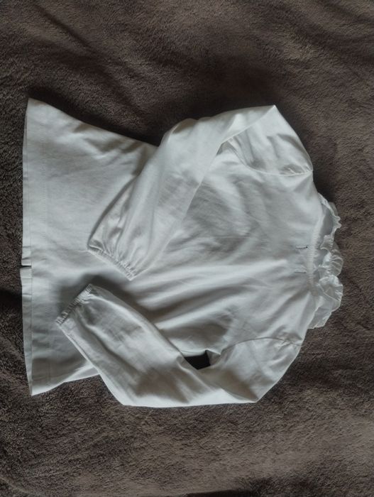 Bluzeczka koszula biała Zara elegancka