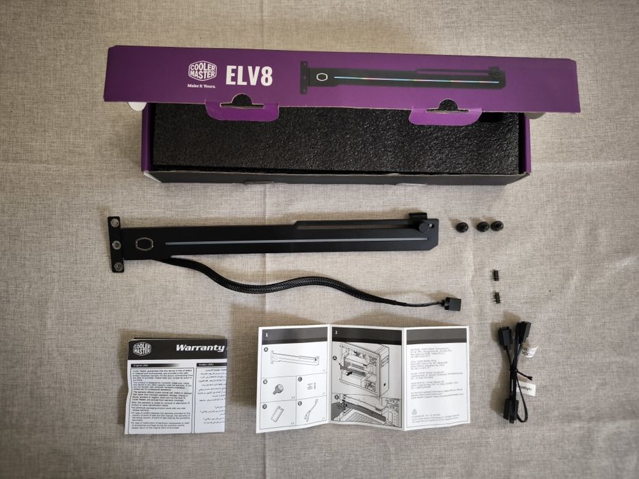 ELV8 GPU Horizontal bracket A-RGB - Cooler Master
