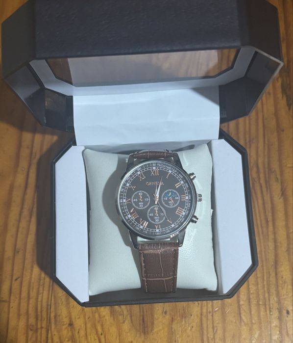 Relógio Masculino Geneva Luxo – Novo, Elegante
