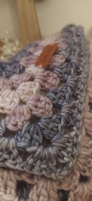 Chusta handmade zrobiona na szydełku