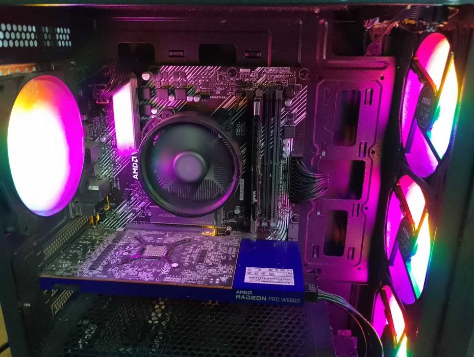 Komputer Ryzen 5 3600 | Radeon Pro W6600 8GB | 16GB RAM | SSD 1TB