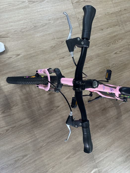 Bicicleta criança roda 18 rosa nova menina
