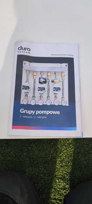 Grupa pompowa Duro System 3 sekcje, 3x CO, obudowa + rozdzielacz (bez pompy)