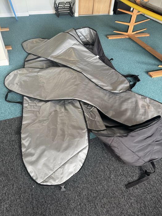 Capa de viagem para 4 pranchas/ sarcófago para até 4 pranchas 7 pés