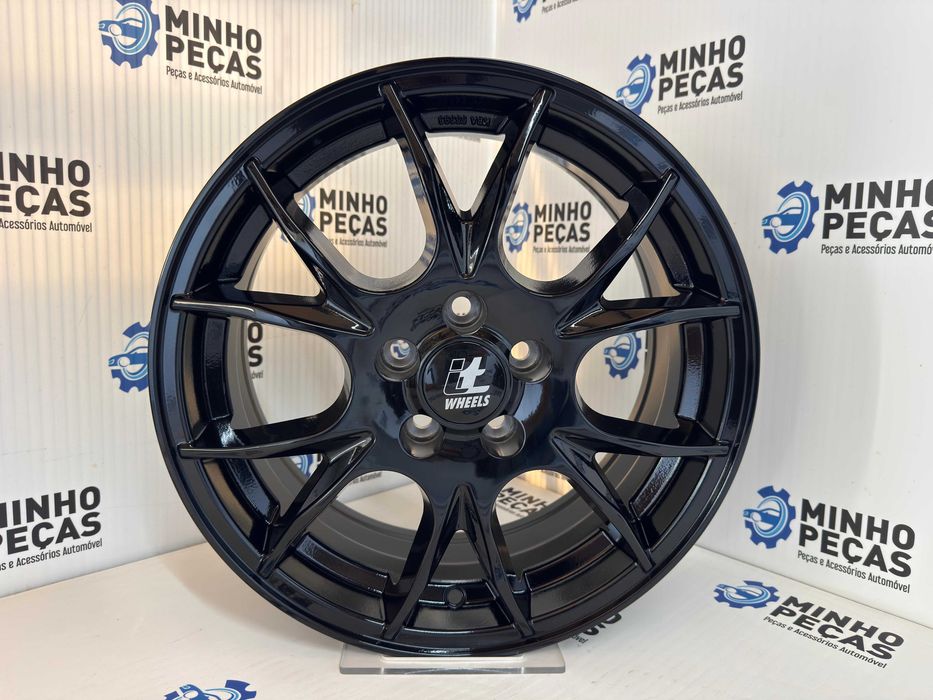 Jantes em 16 (5x100) Preto Brilho