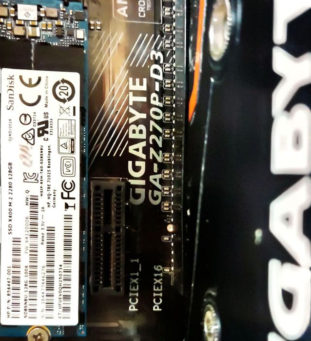 Gigabyte z270P+проц/ОЗУ:20Gb(DDR4)