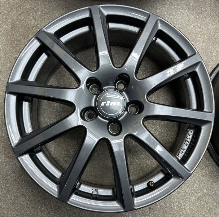 Диски R17 5 112 et40 J7 титани VW golf passat b6 b7 b8 skoda 7 a5 yeti