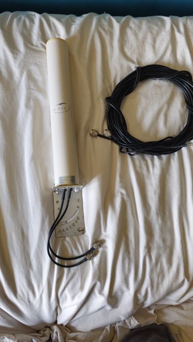 Antena kaser  4G LTE dookólna 12 dBi z kablem 10m

Sprzedam antene 4G