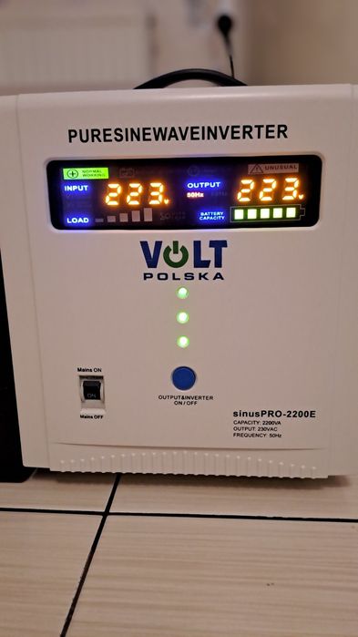 К-т Джерела безперебійного живлення Volt Polska Sinus Pro 2200E+100AGM