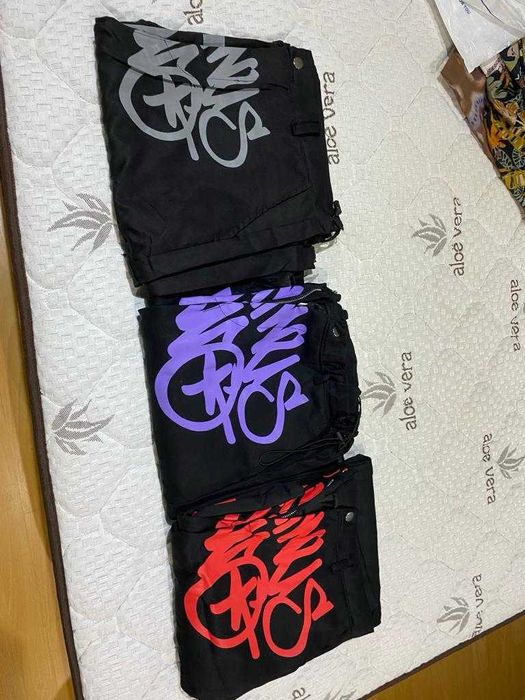 Calças Cargo Y2K Minus Two Vermelhas