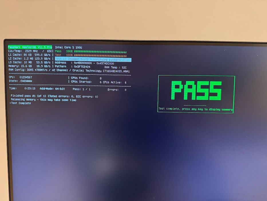 Оперативна пам'ять Crucial Black DDR5 SO-DIMM 16GB 4800MHz CL40