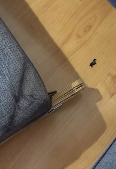 Sofá com chaise longue e função cama, cinzento