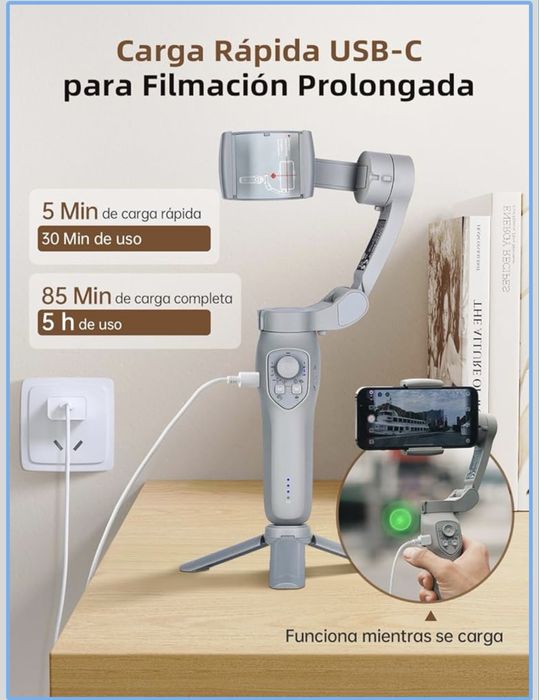 Flexible portable tripod para movil