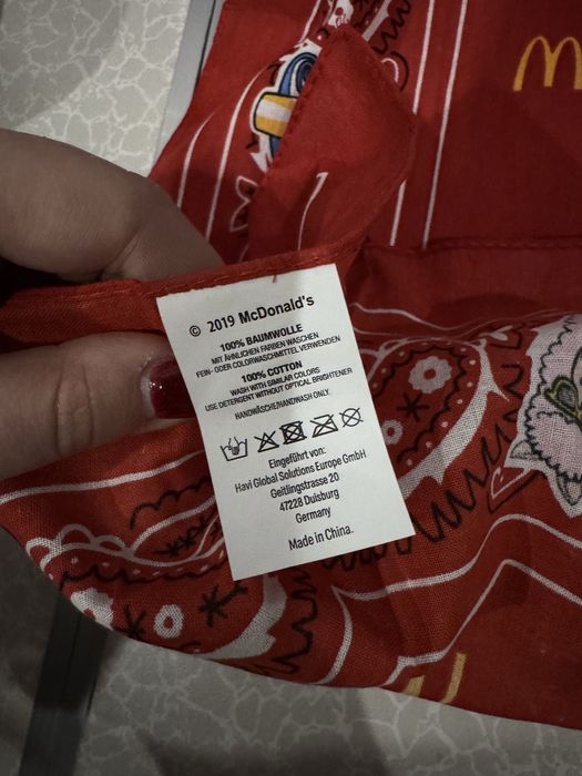 Mcdonald’s мерч макдональдс хустка бондана