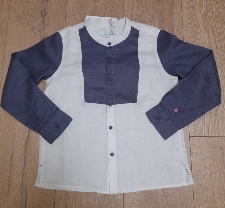 Сорочка дитяча (льон, котон).Нова 8- 10 років
